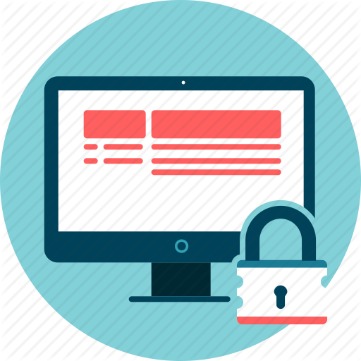 512x512 Desktop, Encrytpted, Lock, Screen, Security Icon