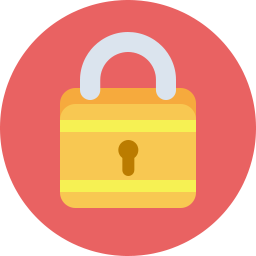 256x256 Lock Icon Flat