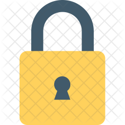 256x256 Lock Icon Of Flat Style