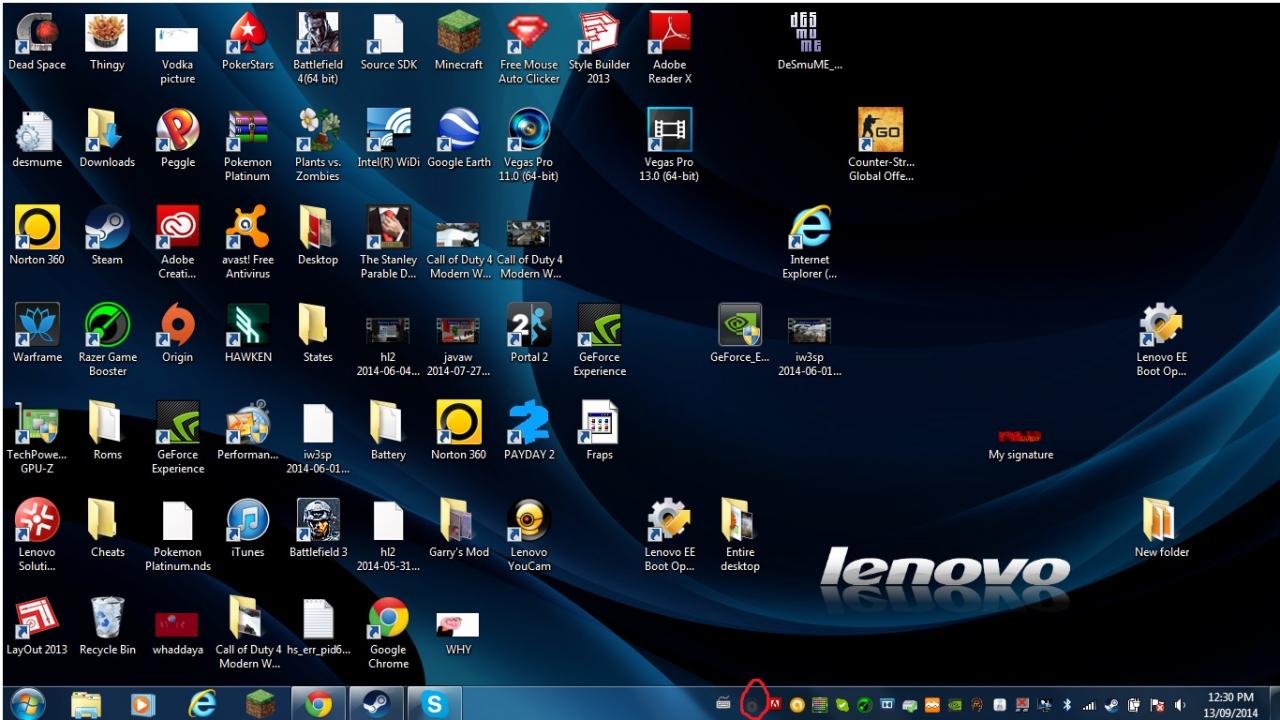 1280x720 Lock Icon On Windows Task Bar