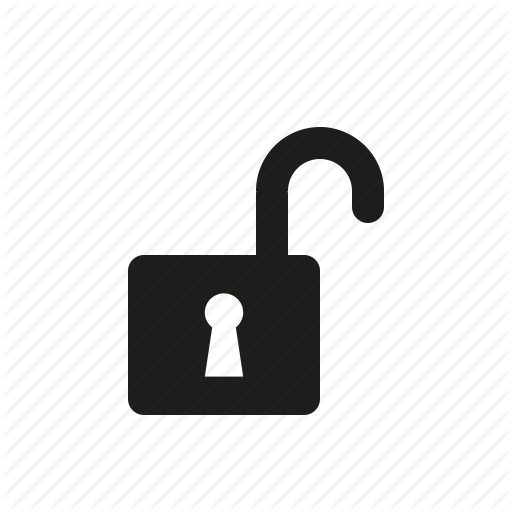 512x512 Key, Lock, Open Icon