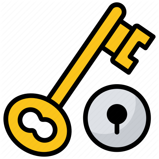 512x512 Access, Key, Locker Key, Open Lock, Room Key Icon