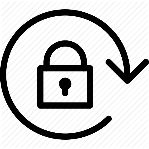 512x512 Line Icon, Lock, Mobile, Rotation, Safe, Screen, Secure Icon