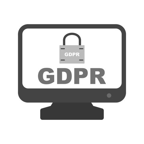 490x490 Vector Gdpr Security Lock Screen Icon