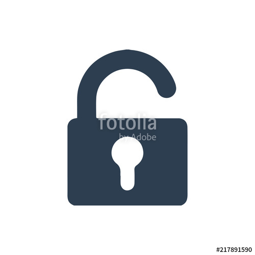 500x500 Lock Unlock Icon Stock Image And Royalty Free Vector
