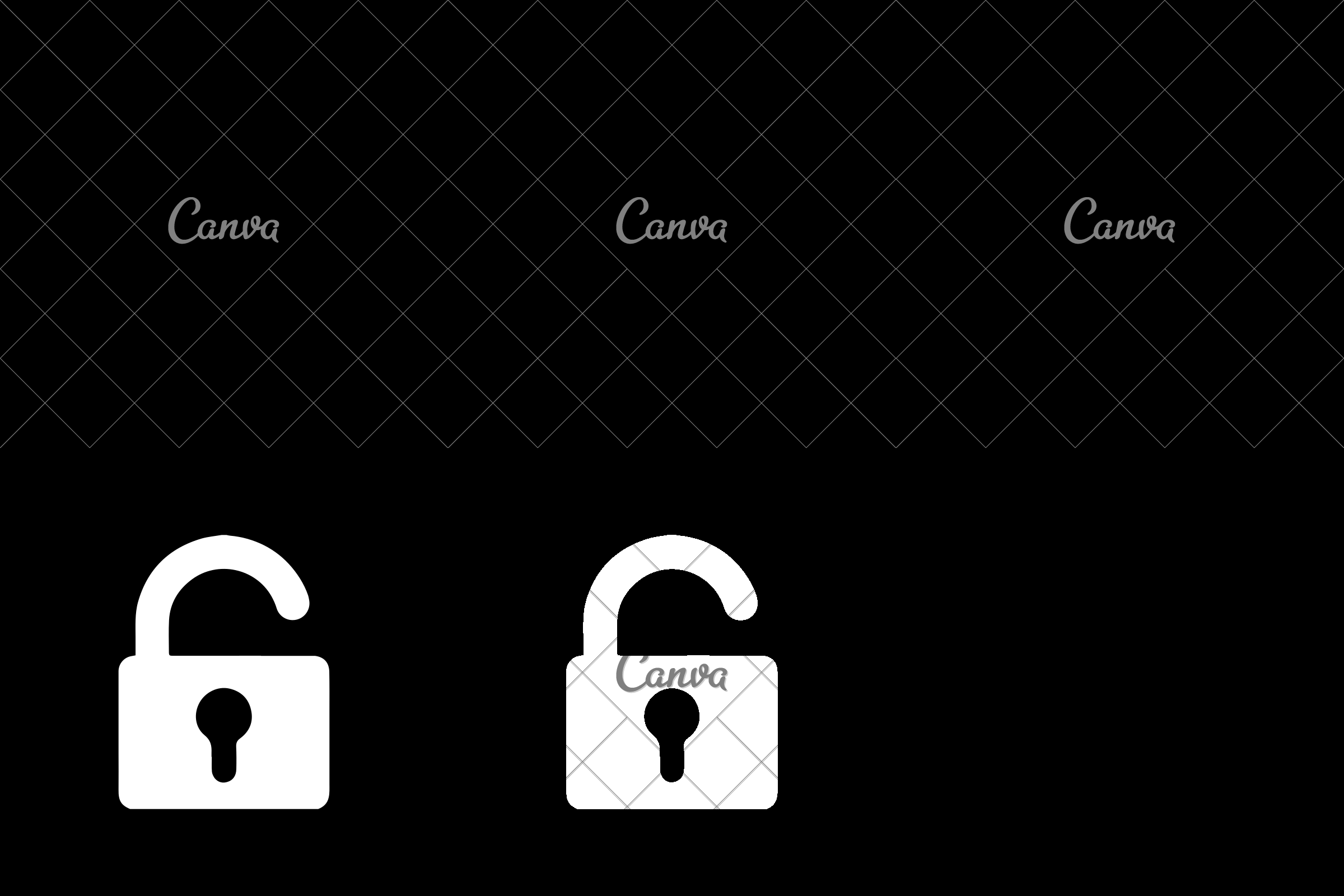 2400x1600 Padlock Unlock Icon