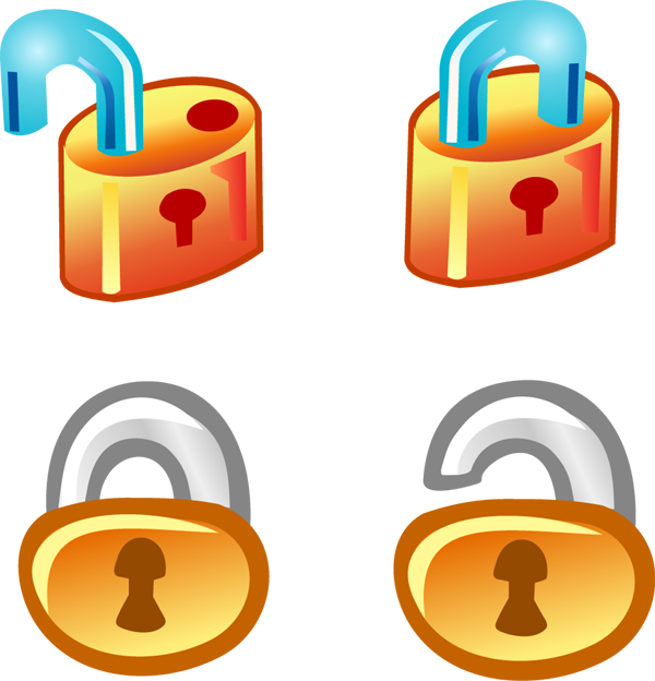 600x624 Hd Free Vector Lock Icons Free Download