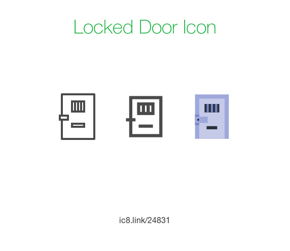 572x495 Locked Door Icon