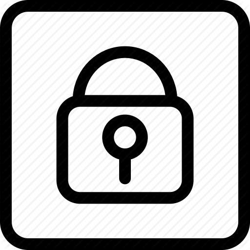 512x512 Locked Door, Padlock, Padlock Locked, Secure, Security Icon