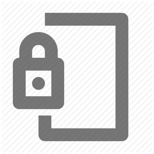 512x512 Door, File, Key, Lock, Padlock, Protect, Safe, Secure Icon