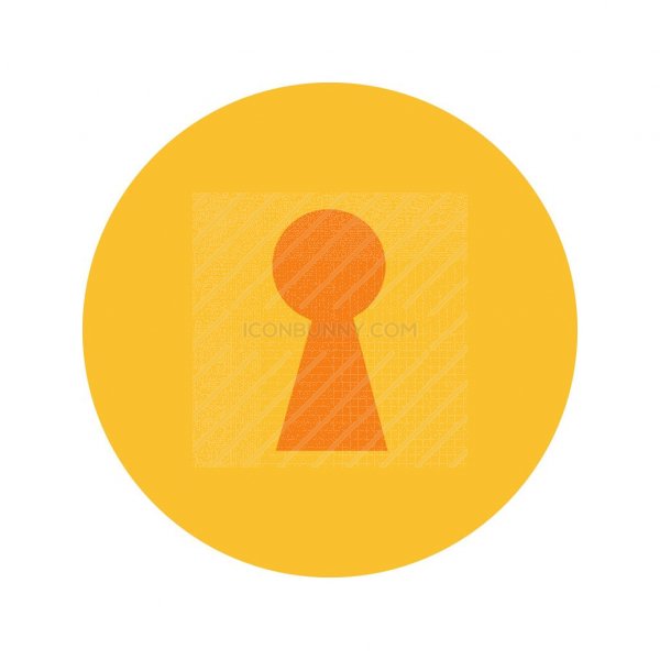 600x600 Lock Flat Multicolor Icon