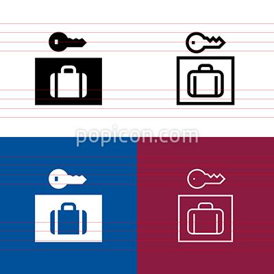 400x400 Locker Icon Set