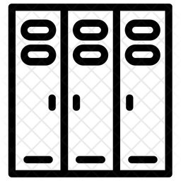 256x256 Locker Room Icon Of Line Style