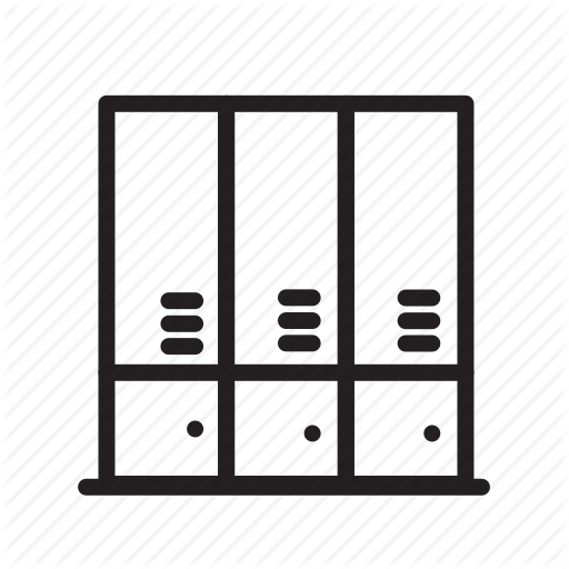 512x512 Furniture, Interior, Locker, Locker Room, Room, Sports Icon
