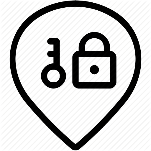 512x512 Gps, Key, Lock, Locksmith, Map, Maps, Navigation, Padlock, Pin