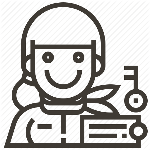 512x512 Avatar, Key, Locksmith, Occupation, Woman Icon
