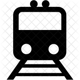 256x256 Locomotive Icon Of Glyph Style