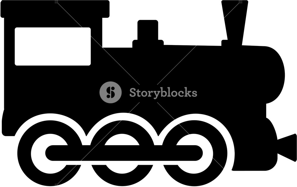 1000x631 Locomotive Icon Symbol Royalty Free Stock Image