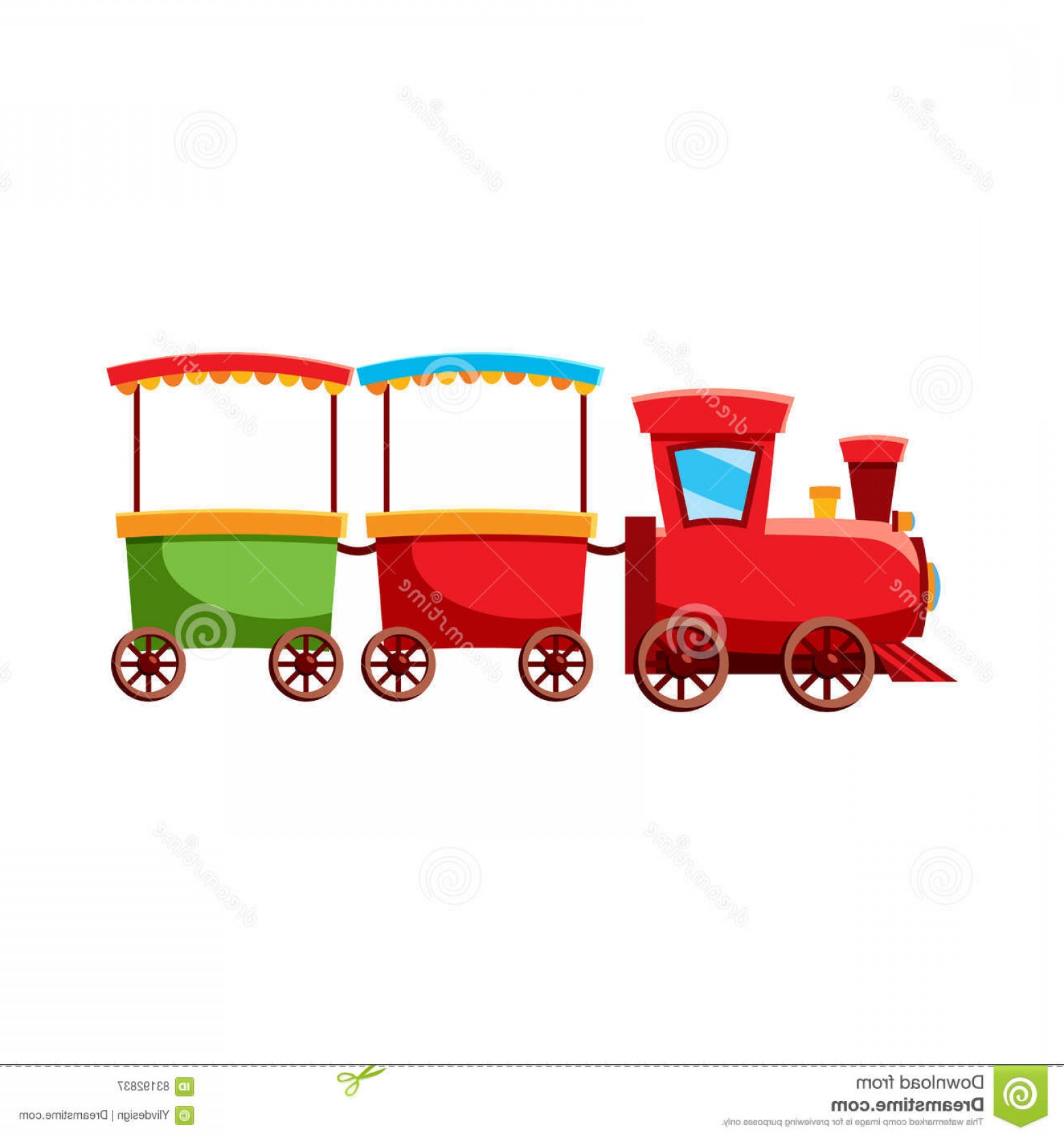 1560x1668 Stock Illustration Children Locomotive Icon Cartoon Style Isolated