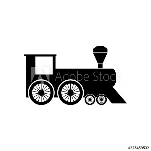500x500 Locomotive Icon The Logo On A White Background