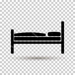 300x300 Hotel Icon Lodging Bed Vector Illustration Newwaysys