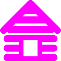 256x256 Free Fuchsia Log Cabn