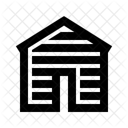 256x256 Log Cabn Of Line Style