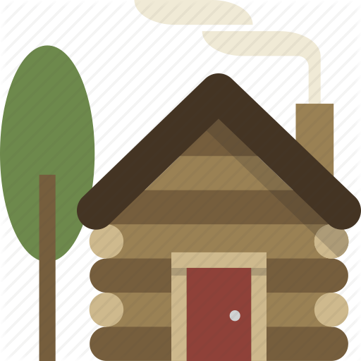 512x512 Building, Cabin, Home, House, Log Cabn