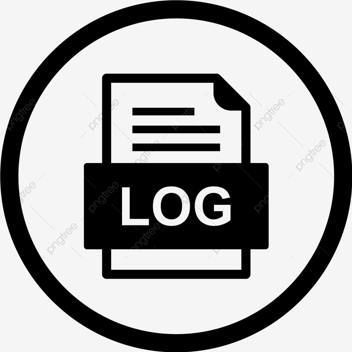 1200x1203 Log Document Icon, Log, Document, Png And Vector