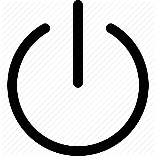 512x512 Log, Off, On, Power, Restart, Sign, Turn Icon