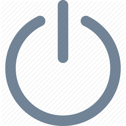 512x512 Log Off, Media, Multimedia, Shutdown Icon