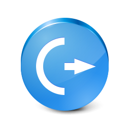 256x256 Log Off Icon