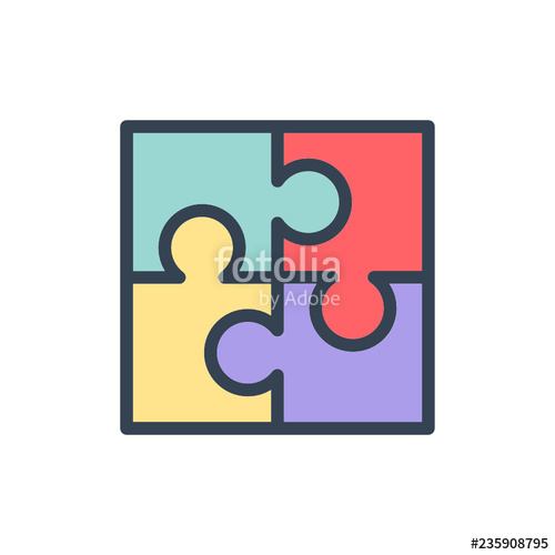 500x500 Logic Icon Vector With Fill Outline Style Stock Image And Royalty