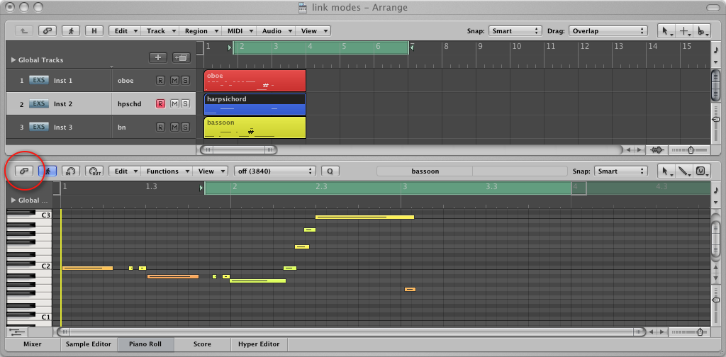 1024x504 Logic Pro How To Use Link Modes Ask Audio