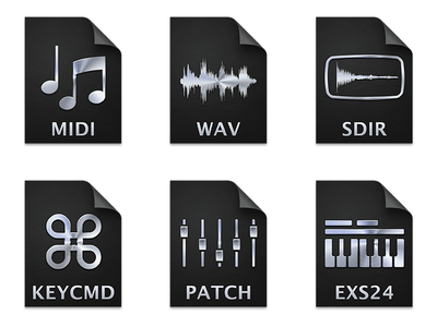 400x300 Cool Set Of Apple Logic Pro X Document Icons Apple Loops