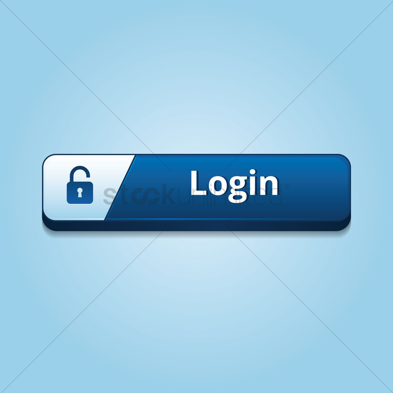1300x1300 Login Button Vector Image