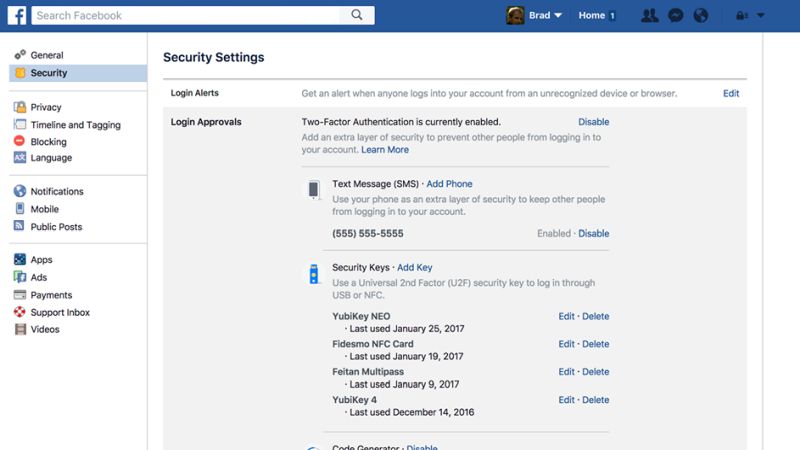 800x450 You Can Now Log In To Facebook Using A Special Usb Or Nfc Key