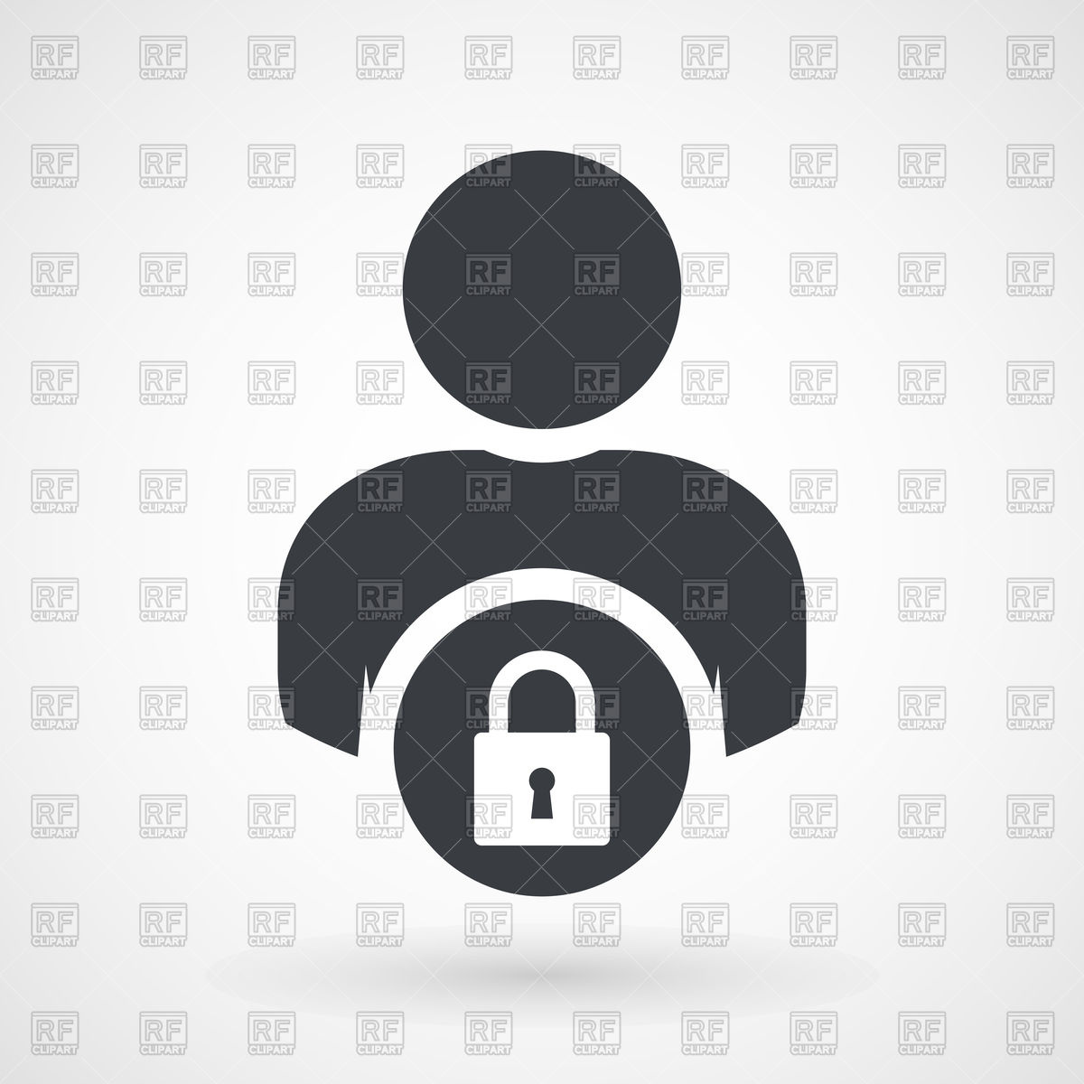 1200x1200 User Login Or Access Authentication Icon Vector Image Of Icons