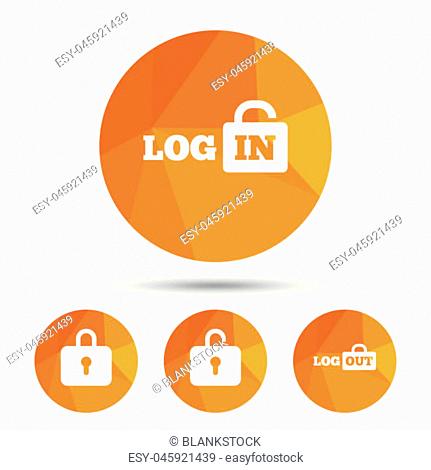 431x470 Login And Logout Icons Stock Photos And Images Age Fotostock