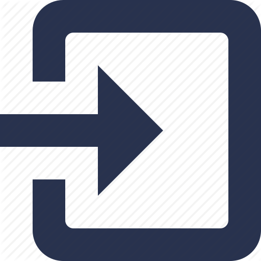 512x512 Arrow, Enter, Exit, Login, Logout Icon