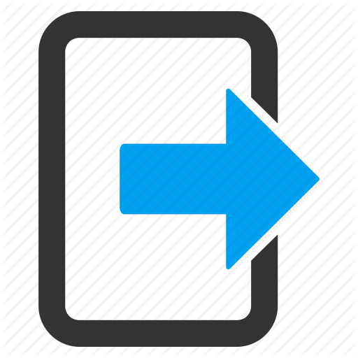 512x512 Away Arrow, Escape Route, Evacuation, Exit Door, Log Out, Login