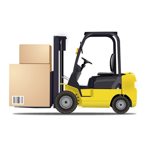512x512 Forklift Logistic Icon