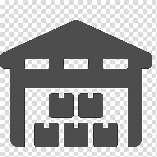 512x512 Gray House Illustration, Warehouse Computer Icons Logistics Self
