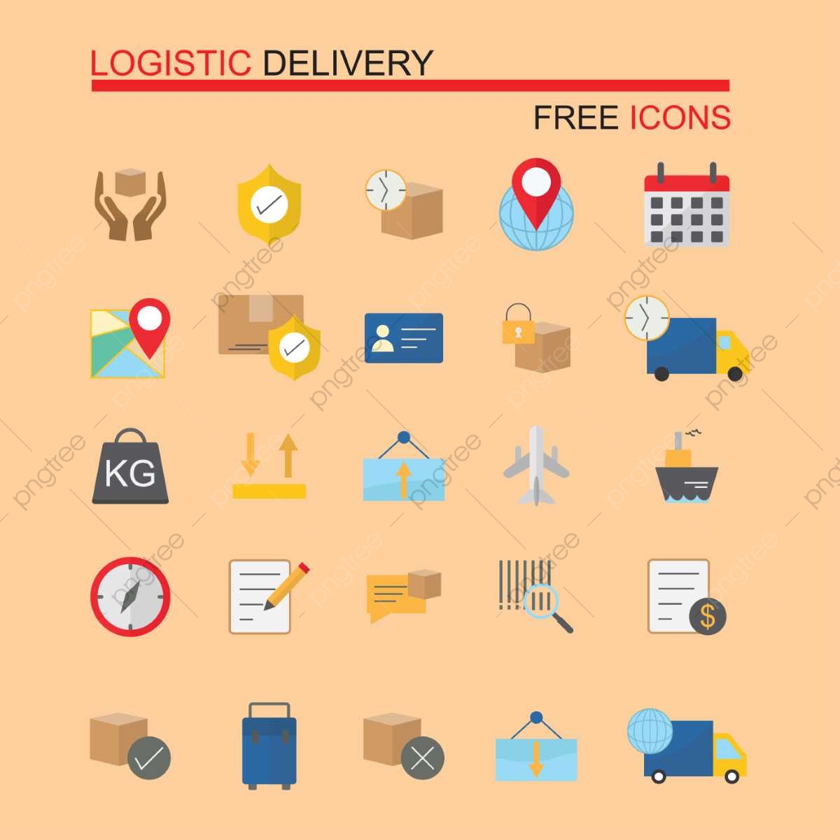 1200x1200 Delivery And Logistics Icons Set Vector, Icon, Icons, Logistics