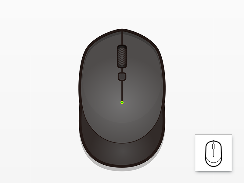 800x600 Logitech Wireless Mouse Icon Set