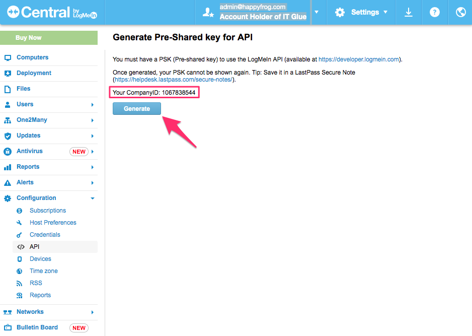 938x667 Integrating With Logmein Central It Glue Knowledge Base