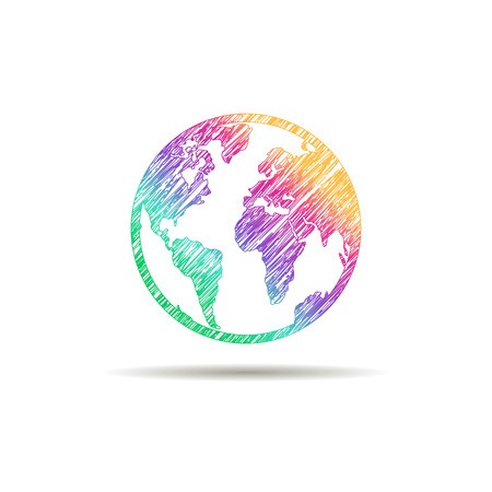450x450 Earth Logo Globe Logo Icon Abstract Globe Logo Template Round