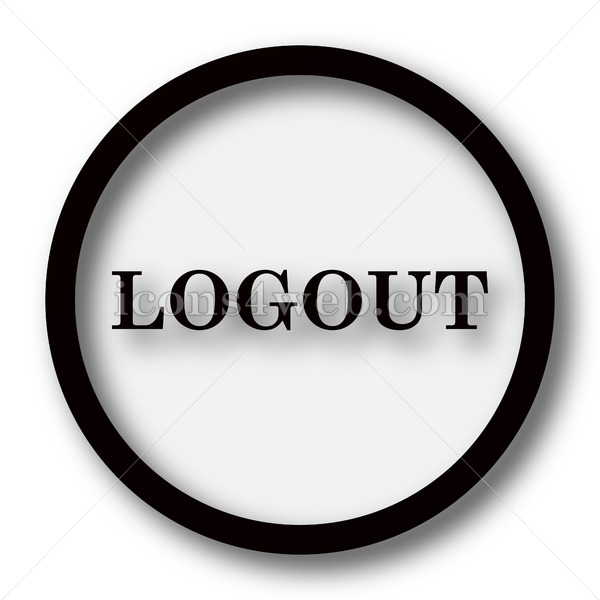 600x600 Logout Simple Icon Logout Simple Button