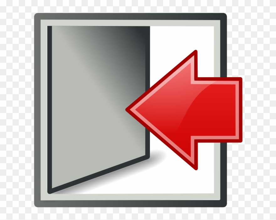 880x701 Door, Exit, Log Out, Logout, Sign Out Icon