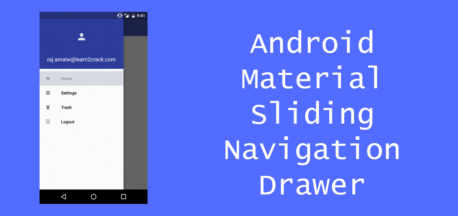 1552x732 Android Material Design Sliding Navigation Drawer